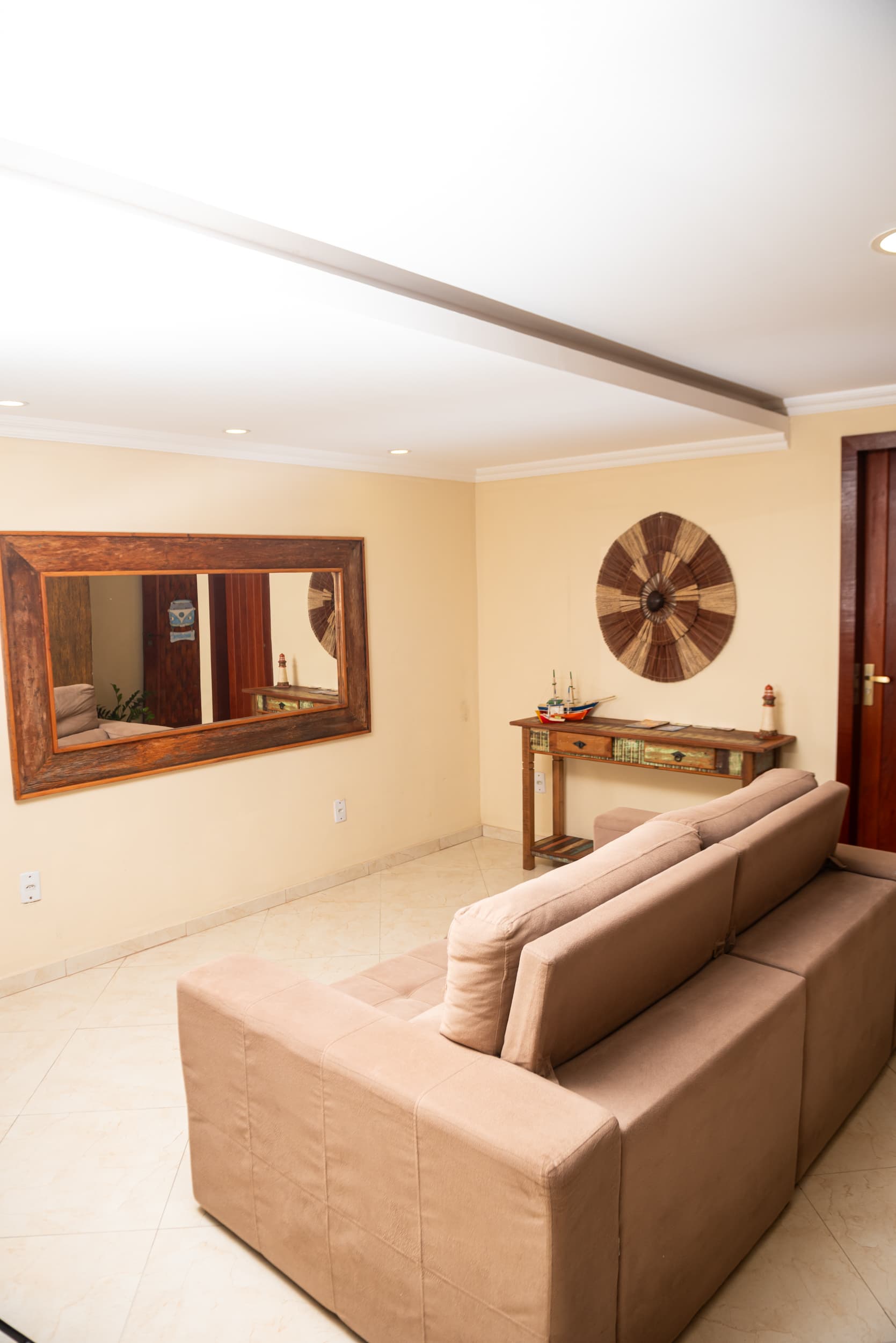 Elegant bathroom with freestanding tub