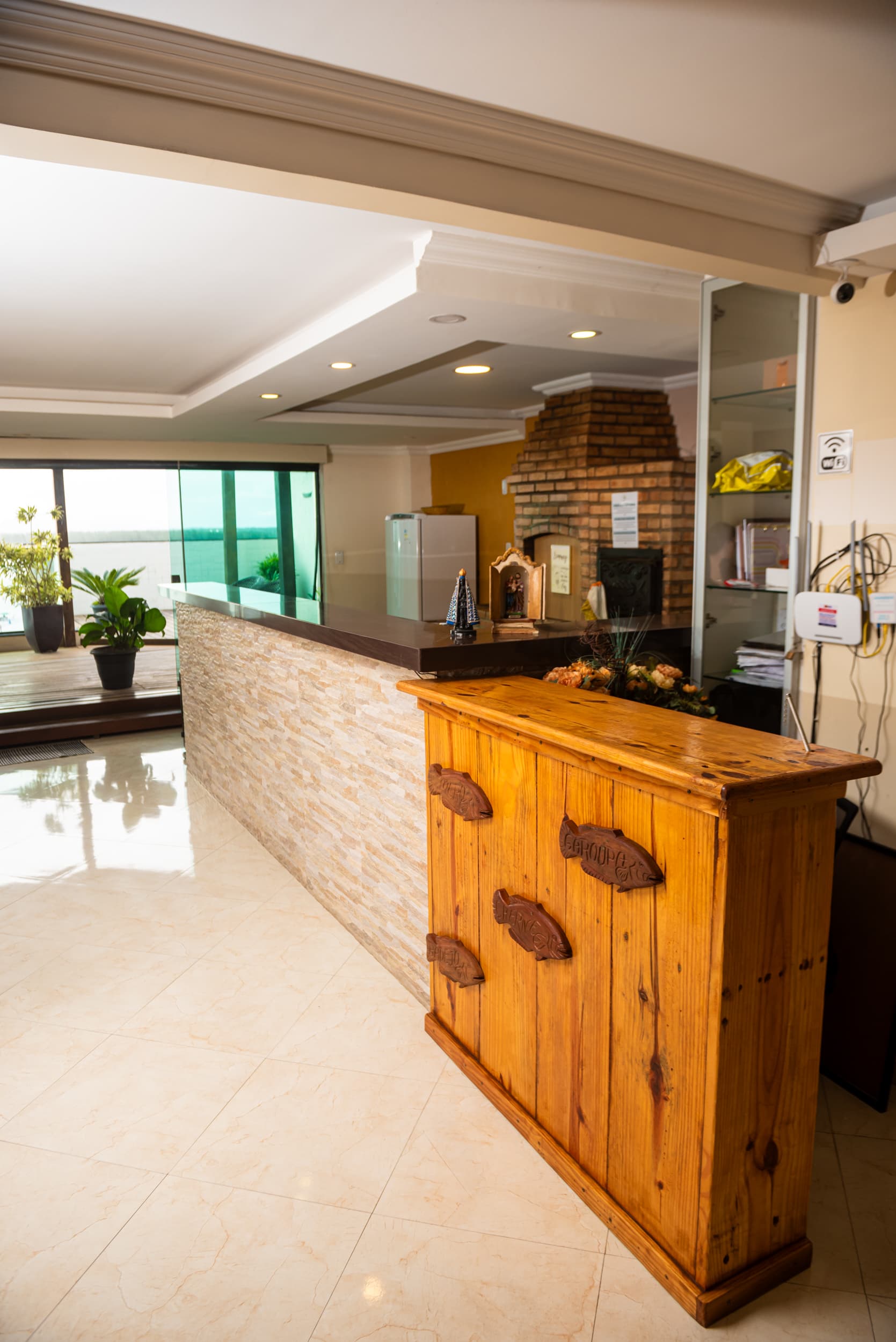 Spacious living room with modern design