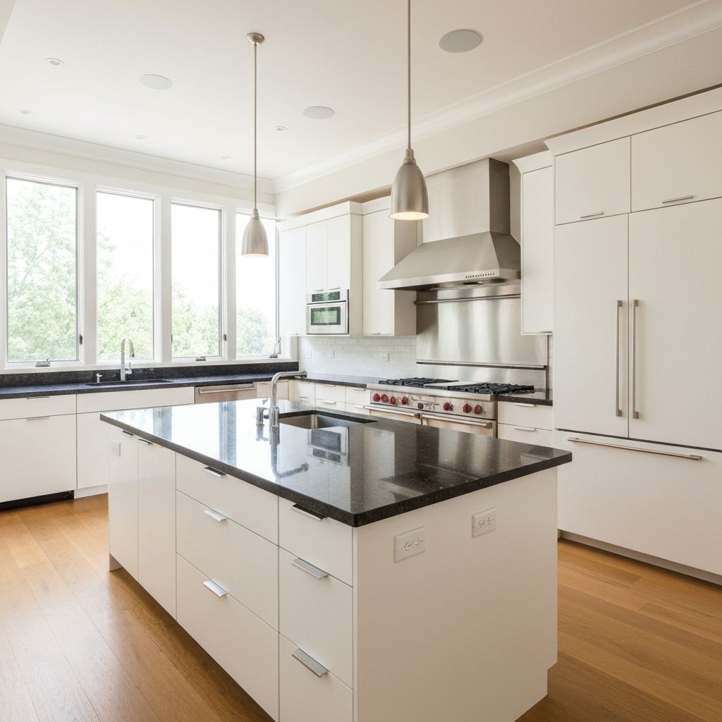 Fully equipped modern kitchen